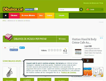Tablet Screenshot of musica.dibuixos.cat