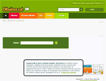 Tablet Screenshot of cercar.dibuixos.cat