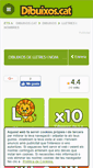 Mobile Screenshot of lletres-i-nombres.dibuixos.cat