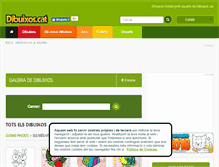 Tablet Screenshot of galeria.dibuixos.cat